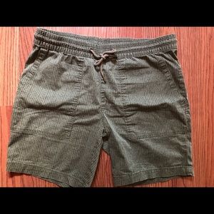 Green Boho Shorts